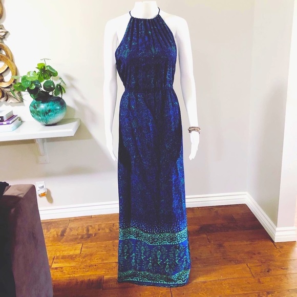 O'Neill Dresses & Skirts - O’neill DARK BLUE MAXI WITH RACERBACK AND TIE AT BACK SIZE LARGE